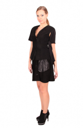 Goat Suede Blouse and Shorts