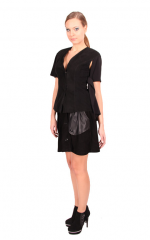 Goat Suede Blouse and Shorts